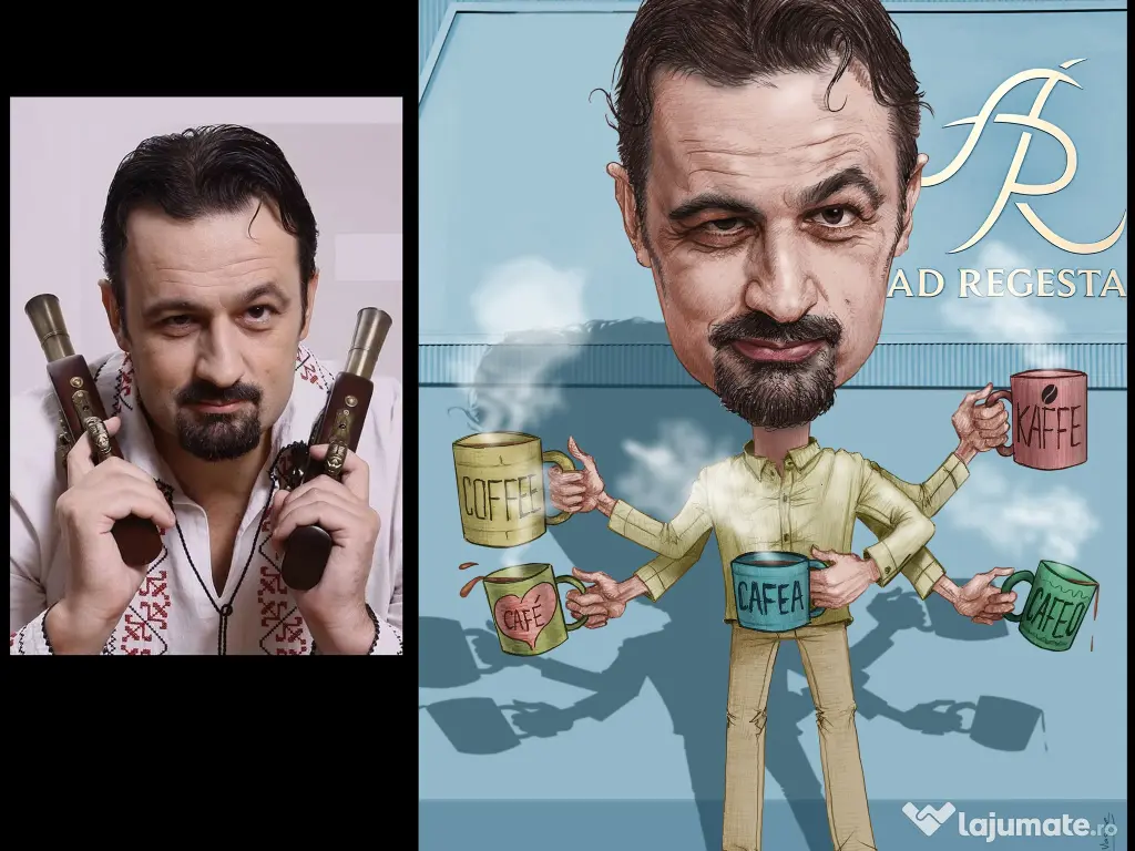 Cadouri inedite - Caricaturi, portrete, tablouri pictate - dupa fotografie 