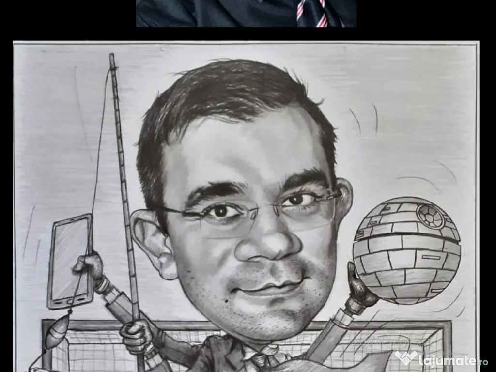 Cadouri inedite - Caricaturi, portrete, tablouri pictate - dupa fotografie 