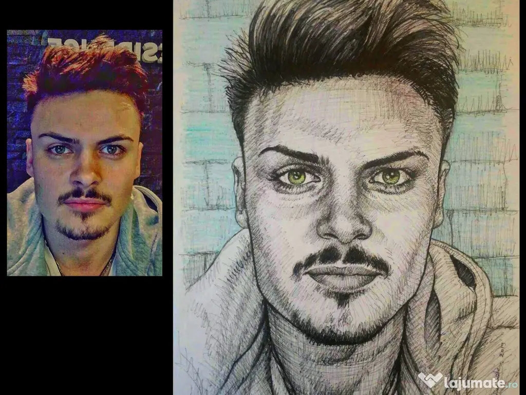 Cadouri inedite - Caricaturi, portrete, tablouri pictate - dupa fotografie 