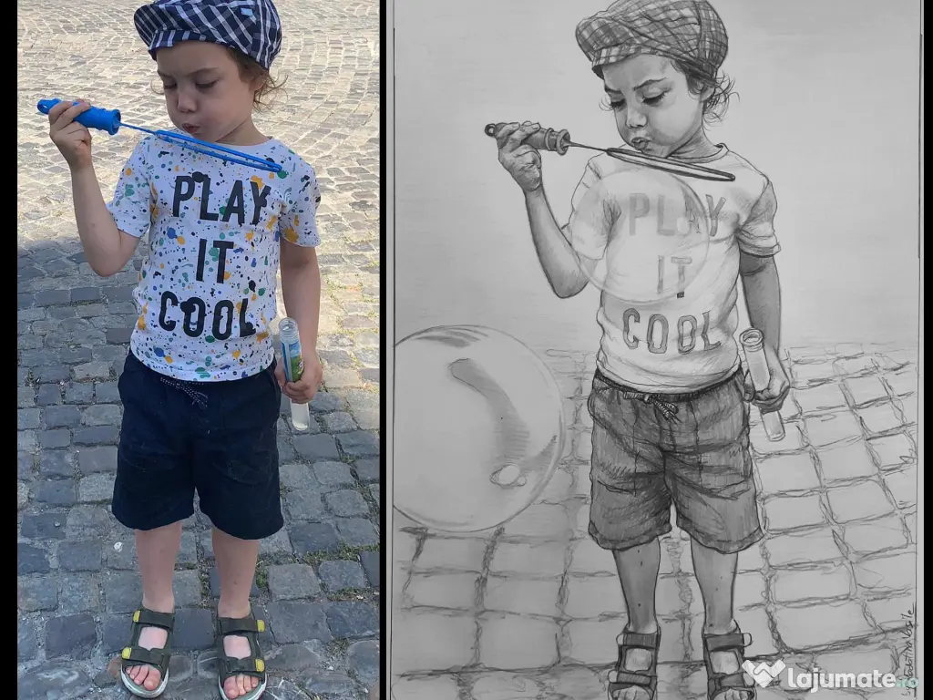 Cadouri inedite - Caricaturi, portrete, tablouri pictate - dupa fotografie 
