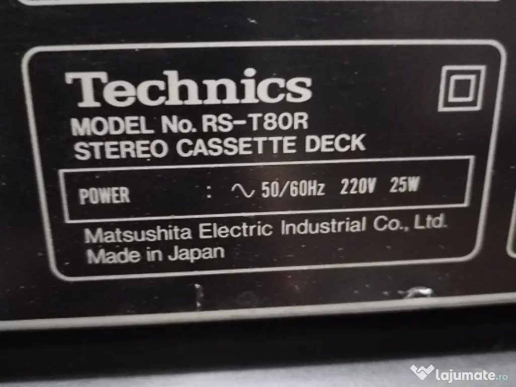 Dublu deck Technics RS-T80r 