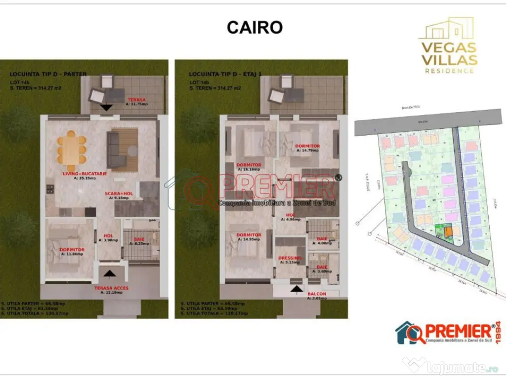 Vegas Villas - Vila Cairo - Finisaje La Alegere - Ansamblu 
