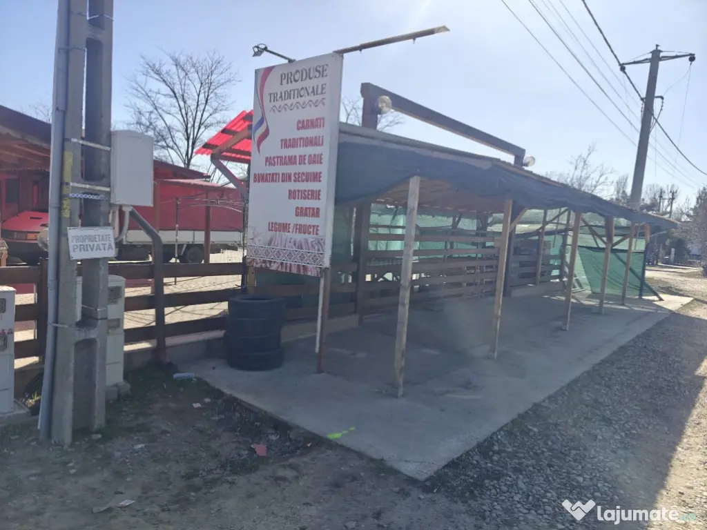 Oportunitate de investitie in Vernesti/BZ! Spatiu comercial – teren 