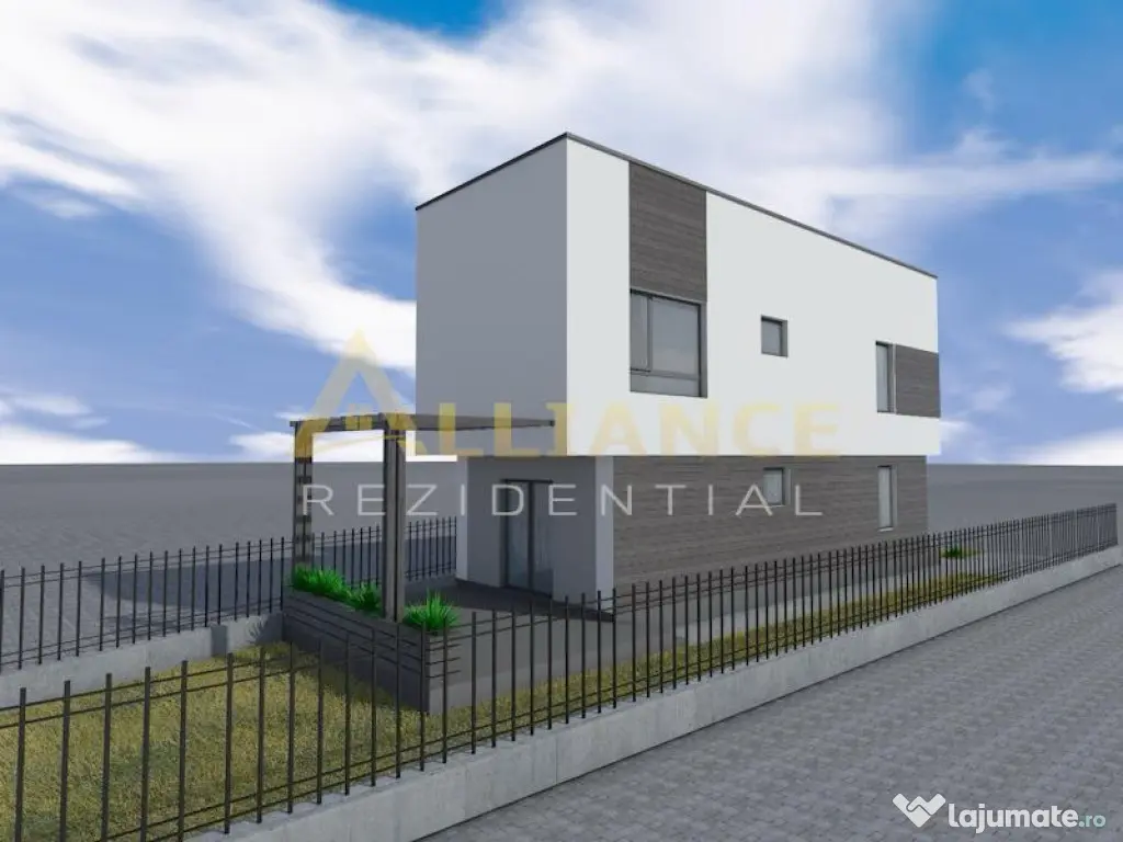 Casa individuala P 1E - 4 camere 3 bai dressing - teren 70 