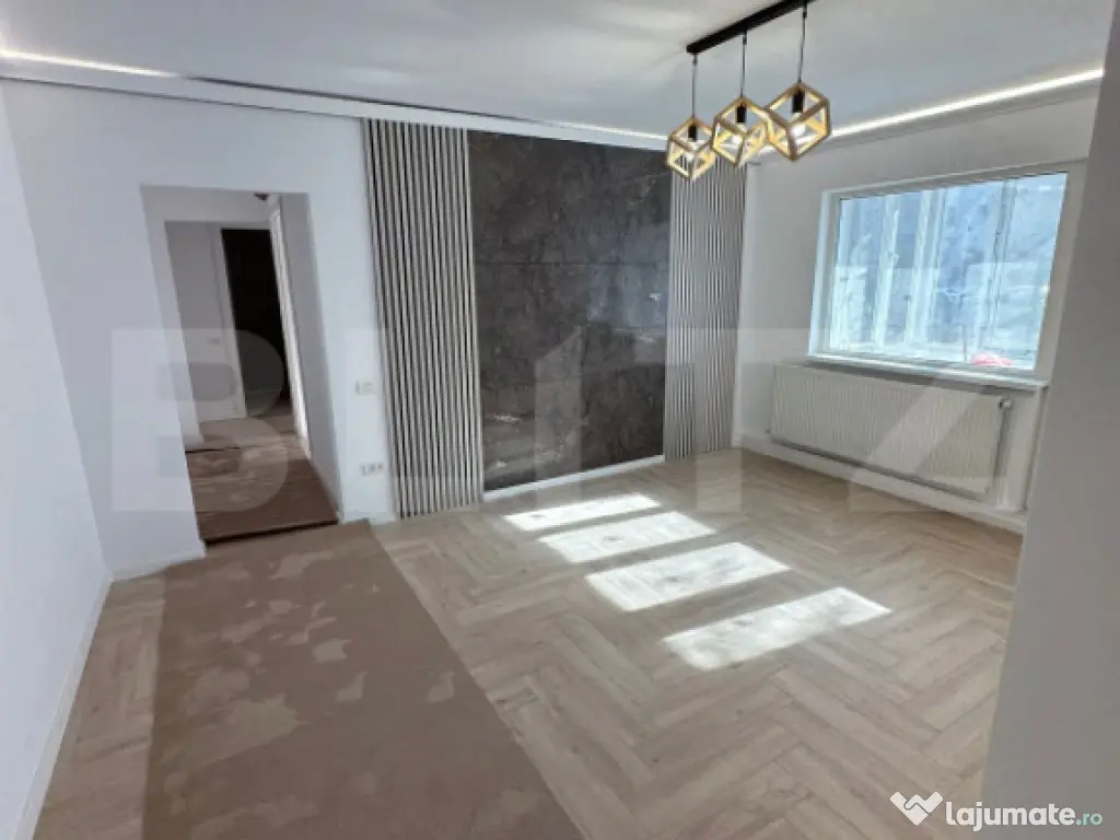 Apartament 3 camere renovat complet, beci, zona BIG Mănăș 