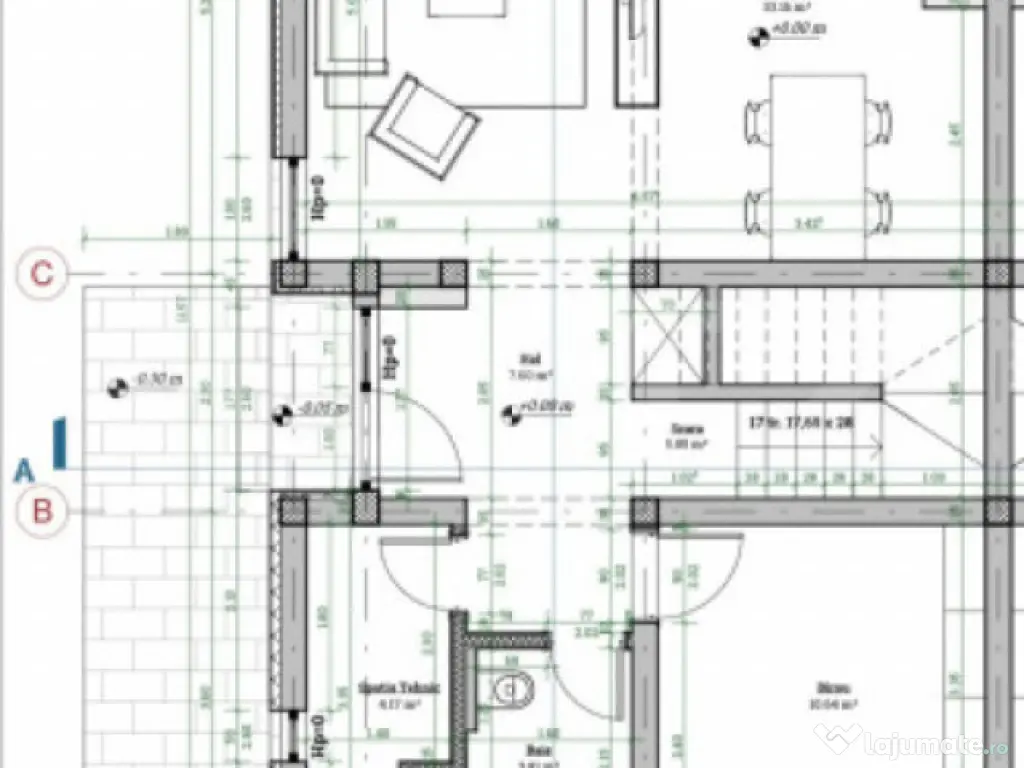 Duplex 5 camere 122mp utili, 350mp teren Mosnita Noua 
