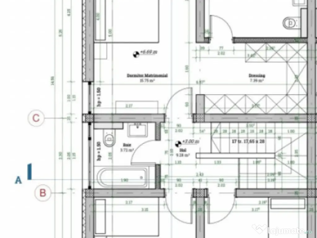 Duplex 5 camere 122mp utili, 350mp teren Mosnita Noua 
