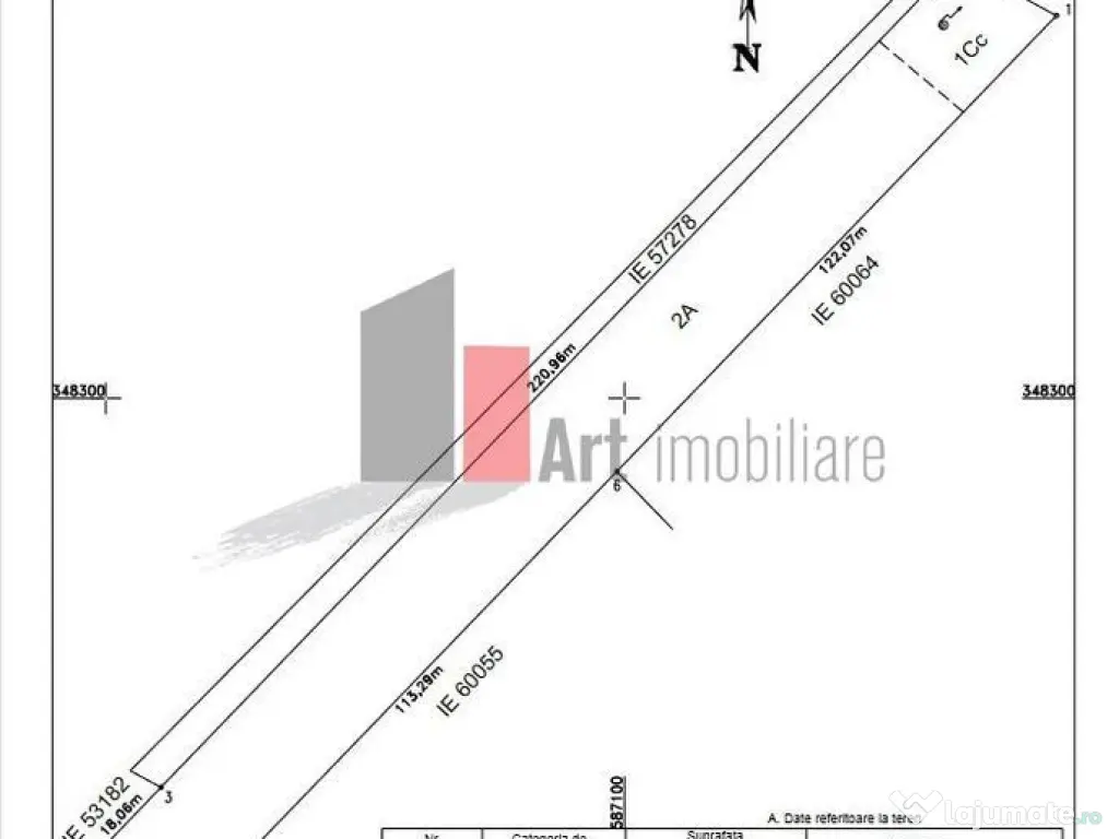 SUPER PRET - 5000 mp la 25 euro mp-Balotesti - urbanism P+2 