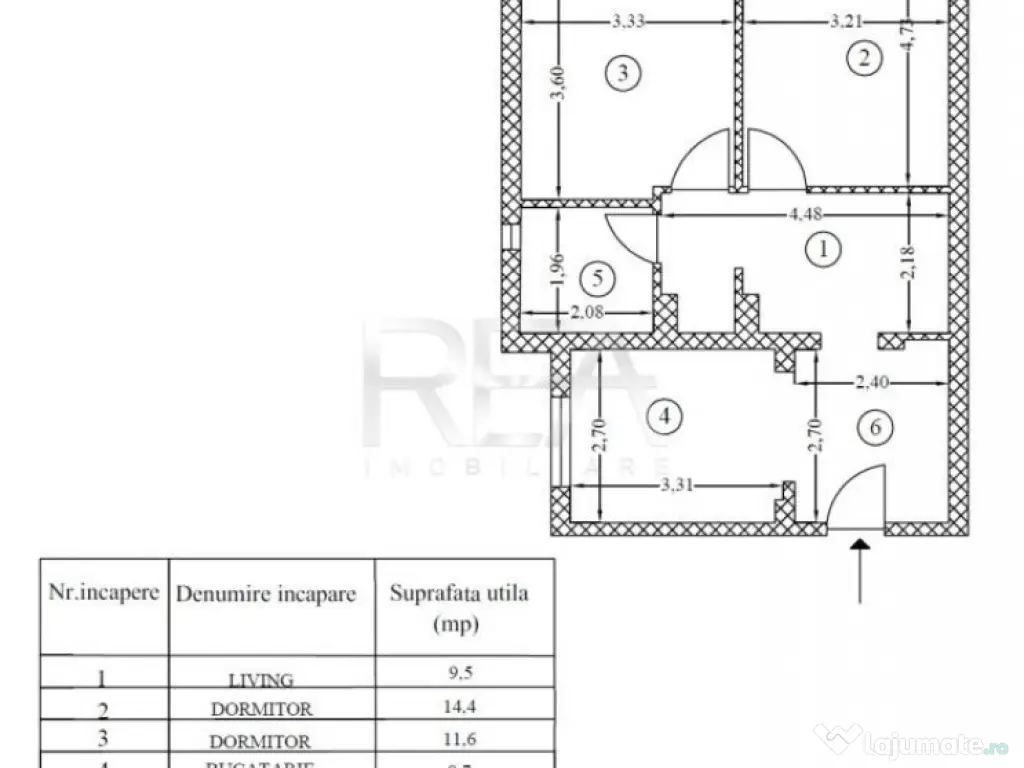 3 camere Colentina decomandat, centrală, inst. schimb., et. 
