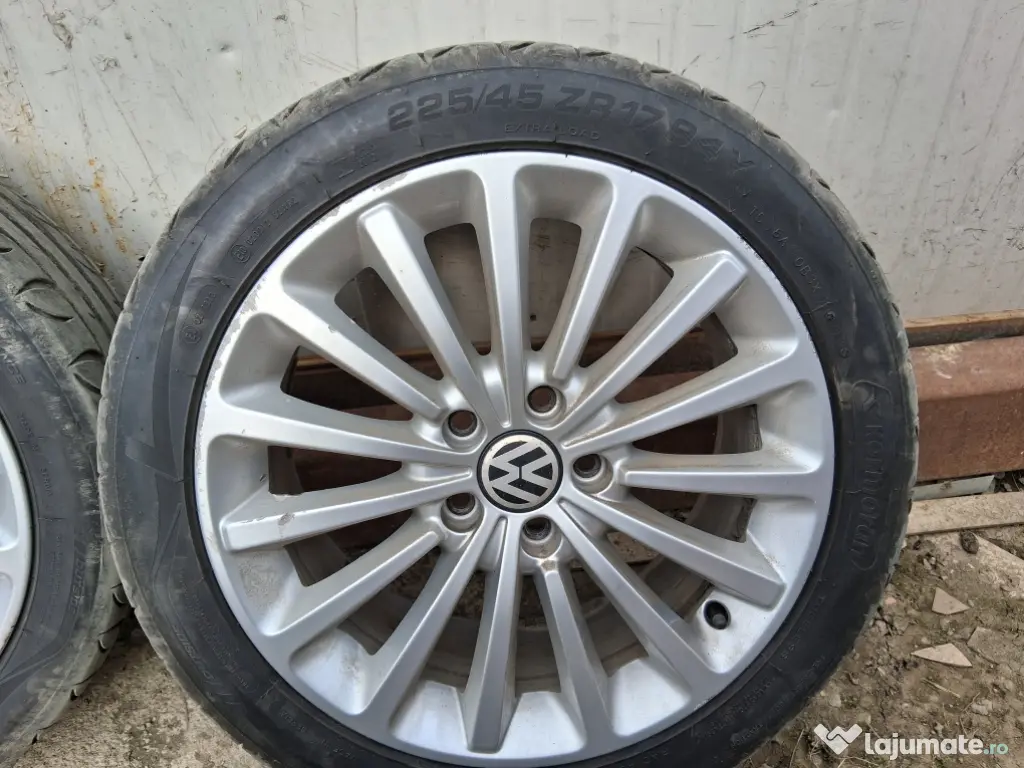 jante aliaj cu anvelope vară 225 45 17 