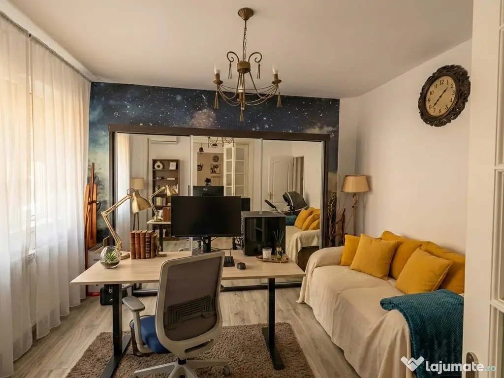 Apartament de inchiriat 3 camere, curte si centrala proprie zona 13 Septembrie 