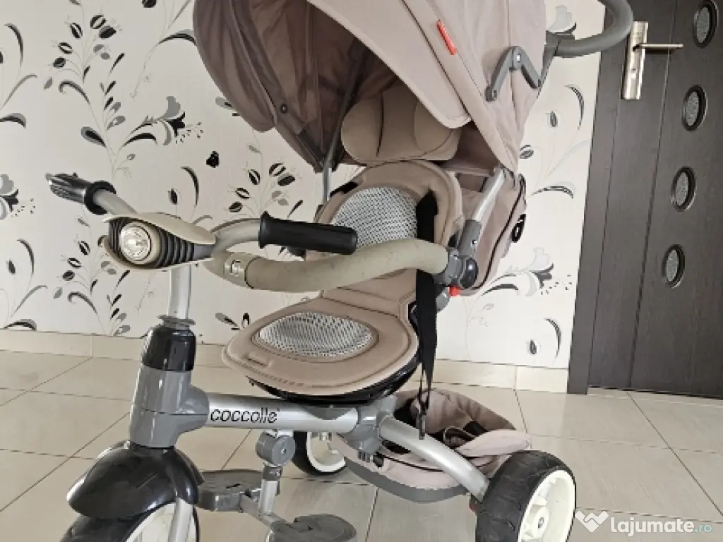 tricicleta coccole copii 3 poziti 
