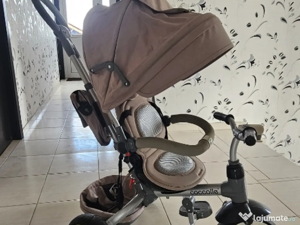 tricicleta coccole copii 3 poziti 