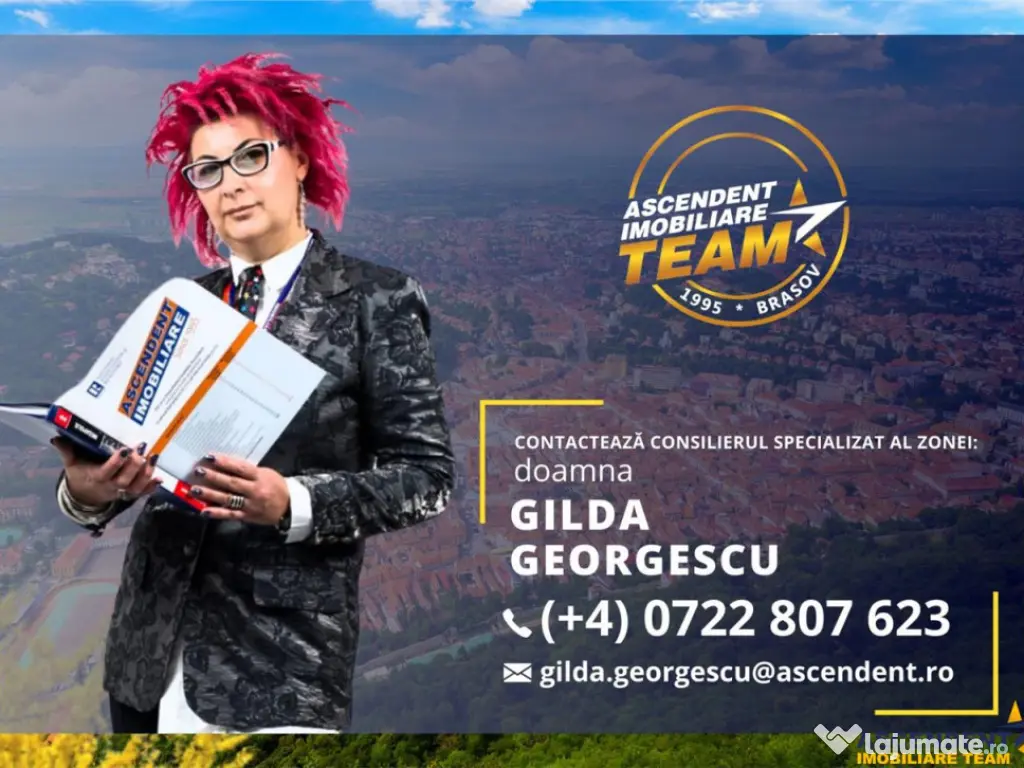 Rezidenta mobilata si echipata, cu lumina naturala, verdeata 