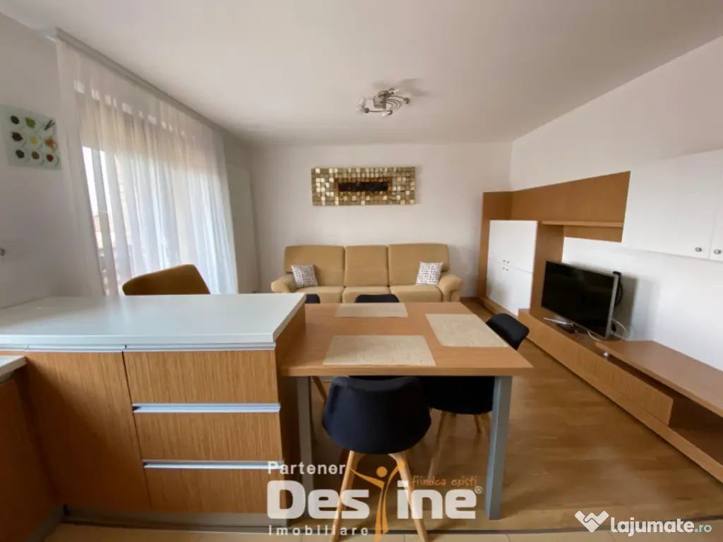 Studio mobilat premium, etaj intermediar, cu balcon si loc d 