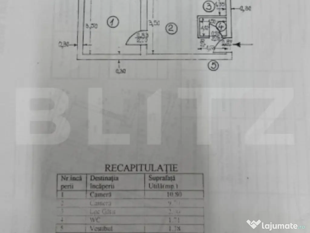 Garsoniera Confort 2 | Renovata | Margeanului 