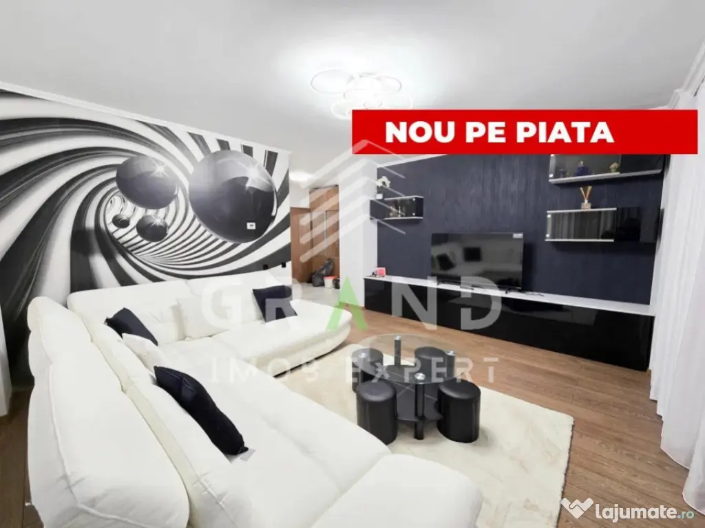 Ap.3 Camere | 100 mp+Terasă 38 mp | 2 Parcări | Complex Ex