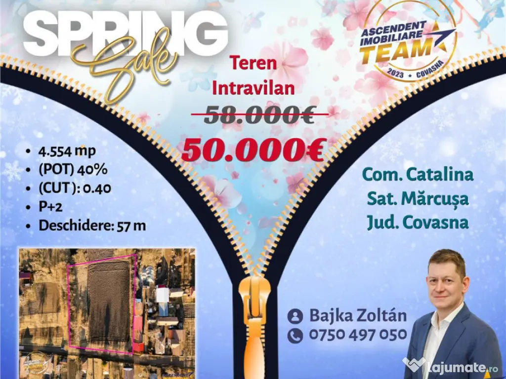 FILM! 4.554 mp intravilan, PUZ: locuinta,afacere,productie,s 