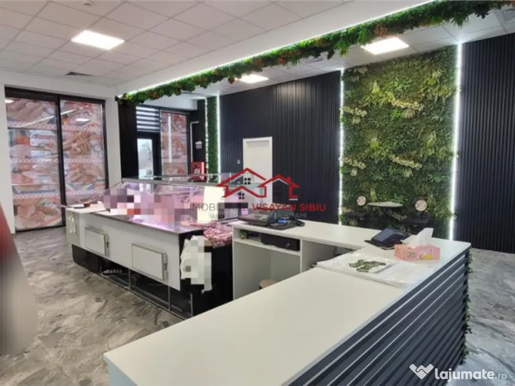 Spatiu comercial cu vitrina Doamna Stanca mall Selimbar 