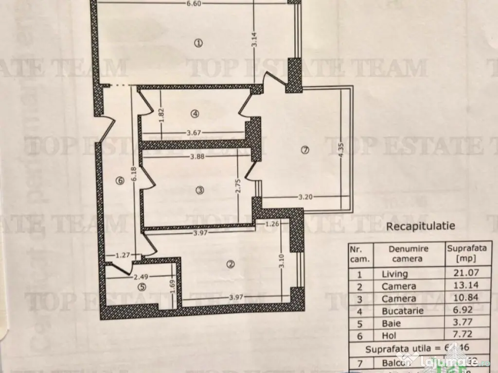 Apartament 3 camere de in zona Piata Presei 