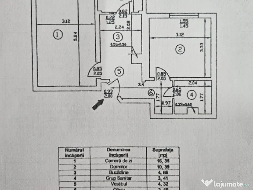 Titan - metrou Nicolae Grigorescu, Camil Ressu, 2 camere decmandat 