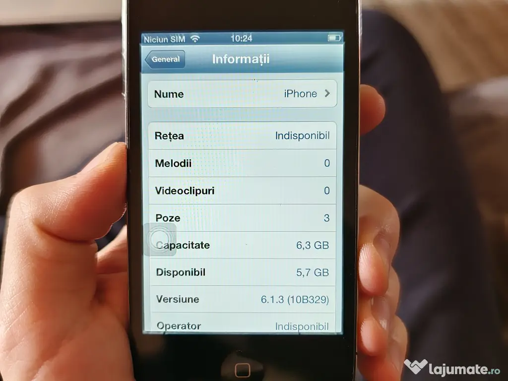 IPhone 4s negru 8GB IOS 6.1.3 