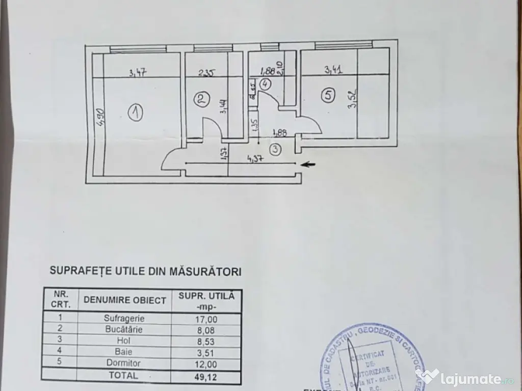 Apartament 2 camere decomandate, Precista, zona Biserica Noua 