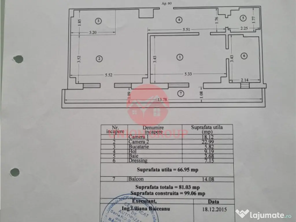 Apartament 2 Camere 81mp, Mamaia Zona Butoaie, Super View Sp 
