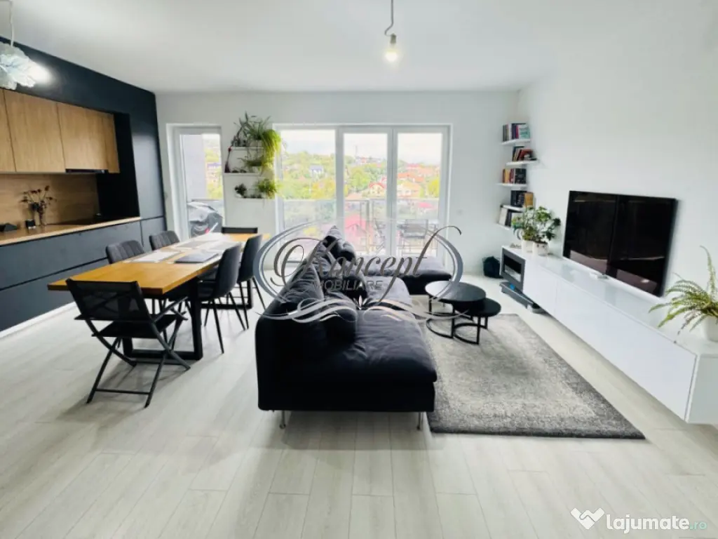 Apartament modern cu terasa si 2 parcari in Iris 