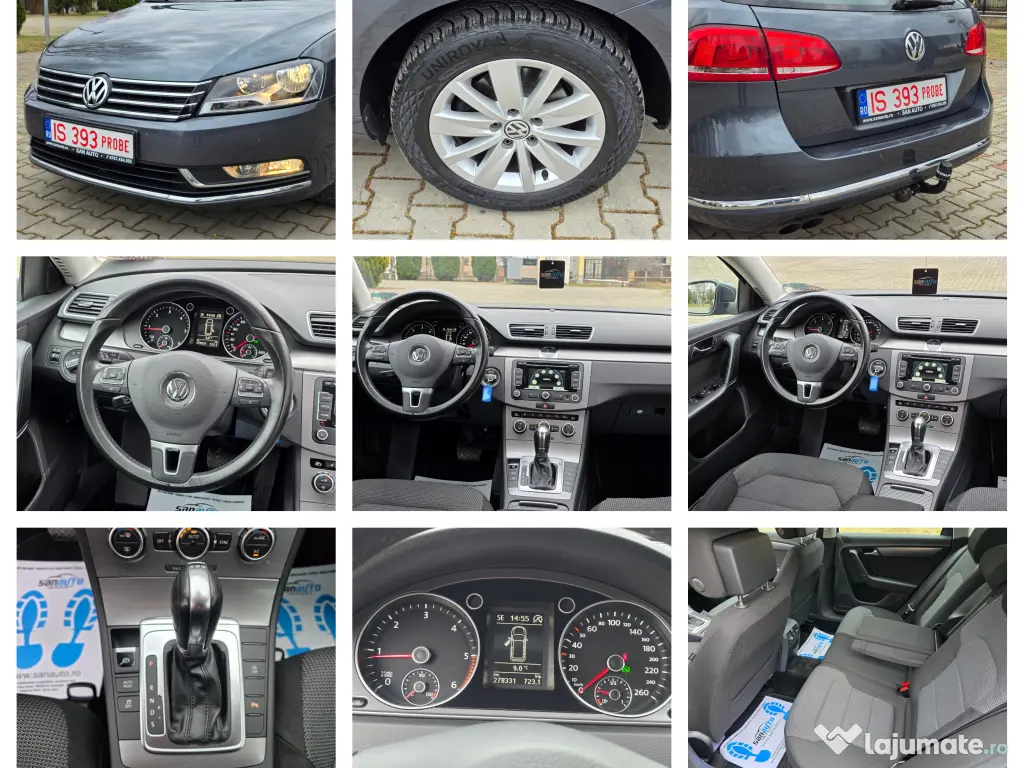 VW Passat B7 2012 2.0 TDI 140 CP euro 5 automata / RATE / LIVRARE 