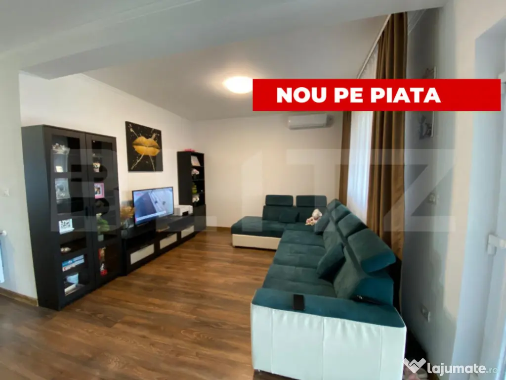 Duplex parter 3 camere 75mp utili 400mp teren Bucovat