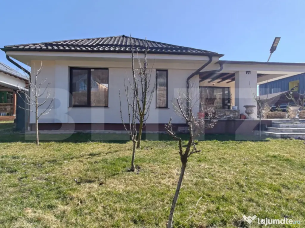 Oportunitate ! Casă pe un singur nivel, finisata 148 mp, te 