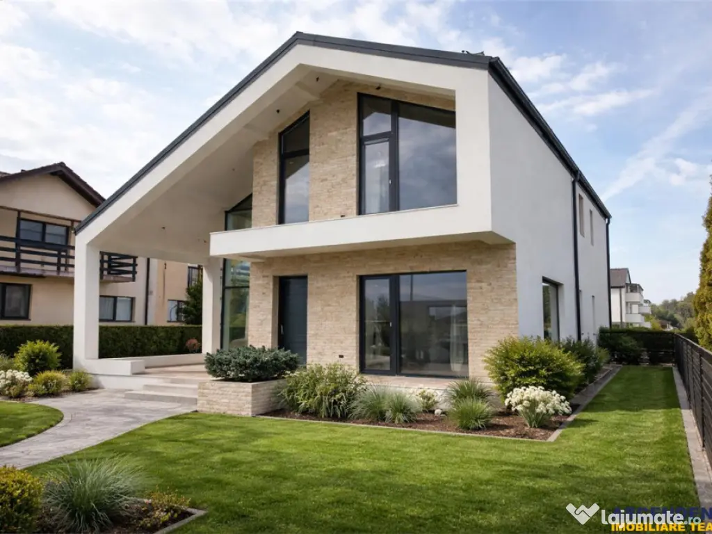 Vila moderna, unica prin design si arhitectura, la cheie, Sa