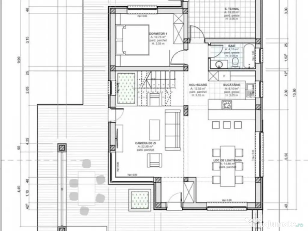 Vila moderna, unica prin design si arhitectura, la cheie, Sa