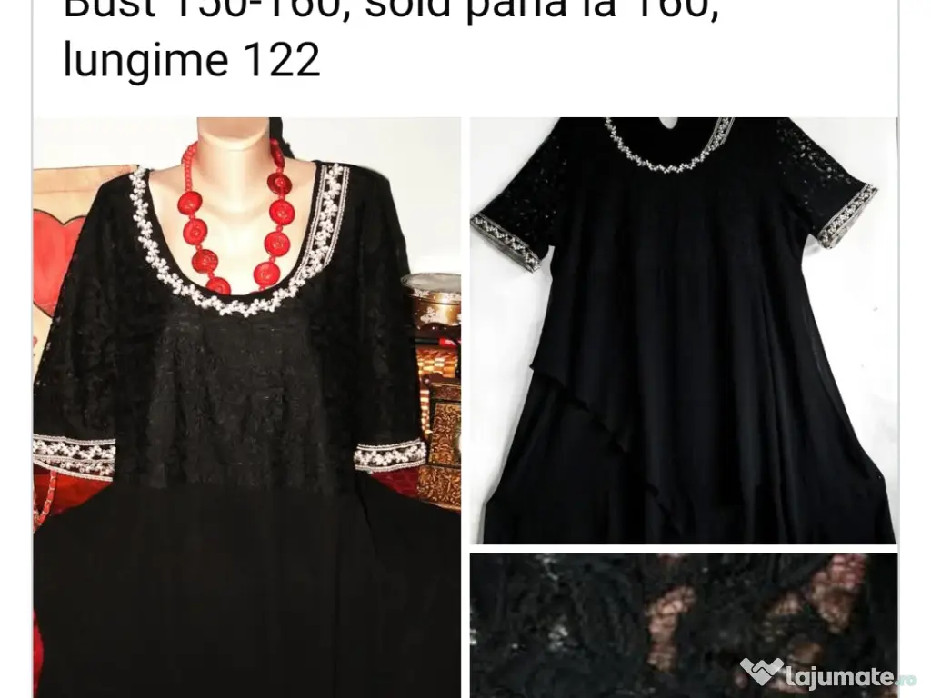 Rochițe superbe, polyester și perle 