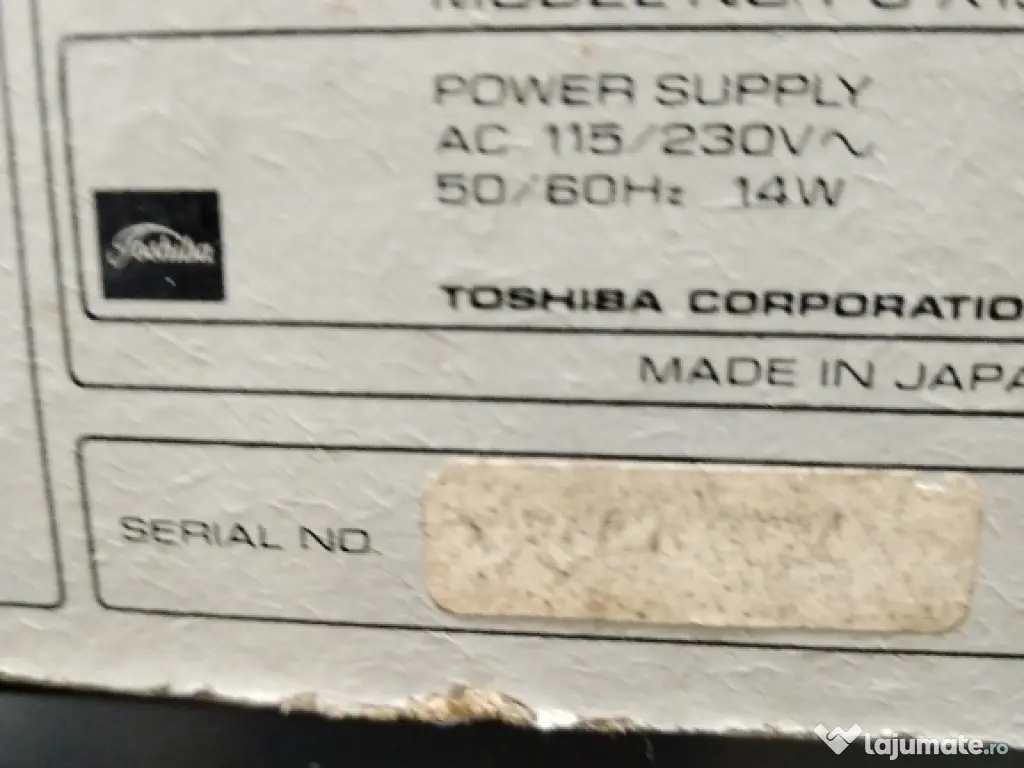 casetofon deck Aurex Toshiba pc-x15