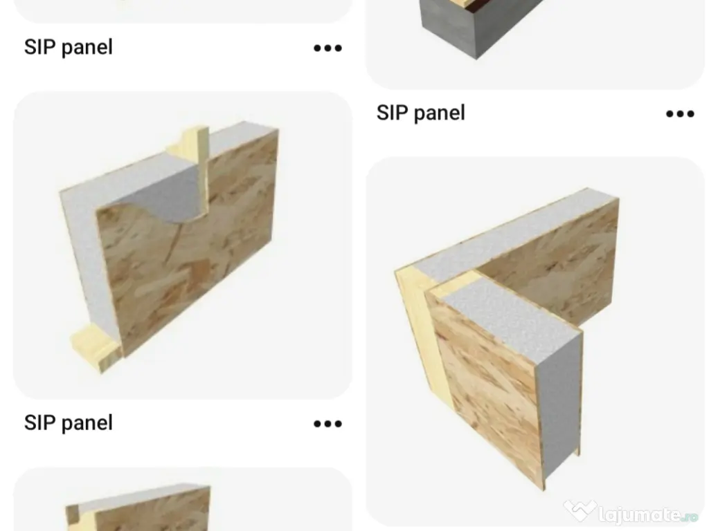 Panouri SIP, Panouri sandwich , Case modulare , Cabane A-frame