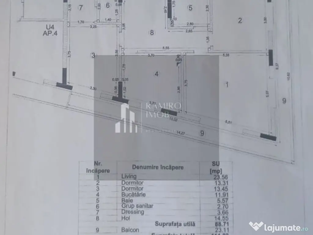 Apartament 3 camere decomandat 112mp Metalurgiei / Turnu ... 