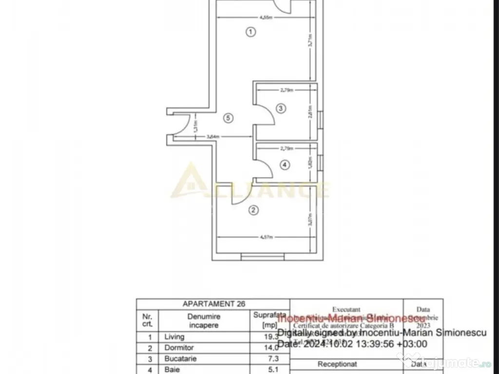 Apartament 2 camere decomandat – lux, complet mobilat s... 