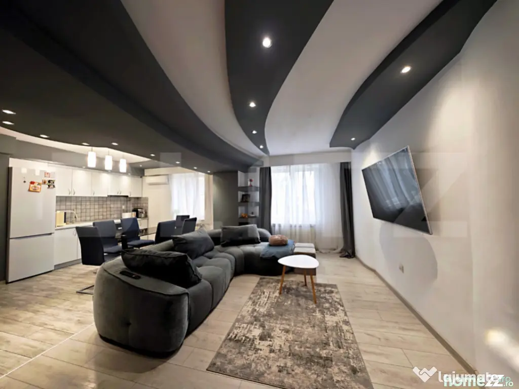 4 camere decomandat, 2 băi, etaj 1 - Nufărul, 92m² 