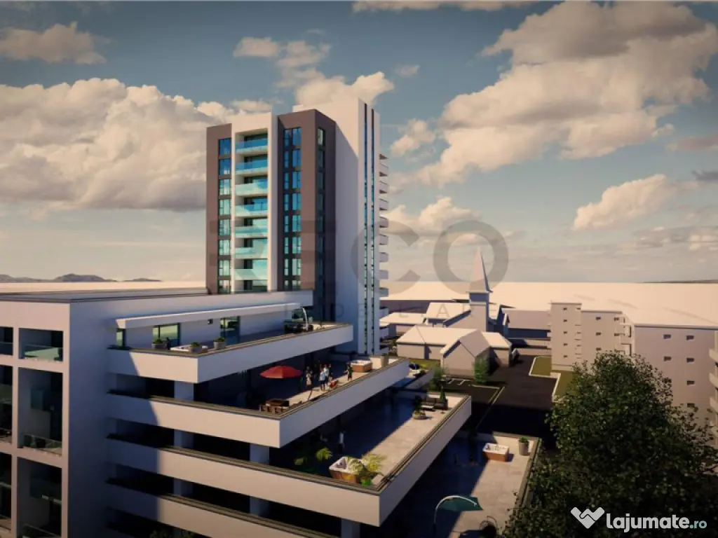 RECO Apartament Nou 2 camere in Oradea cu 204 mp terasa 