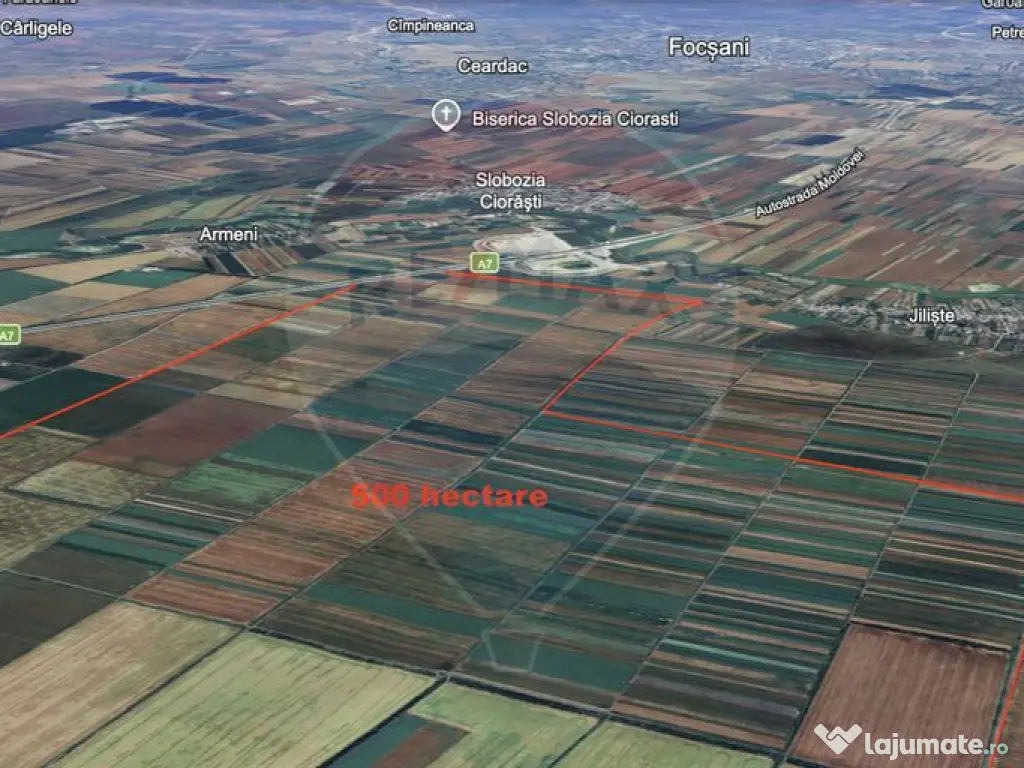 Teren 500 h plus 1000h arenda Vrancea 