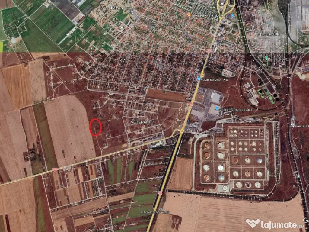Vanzari terenuri in Constanta zona Veterani Km 5 