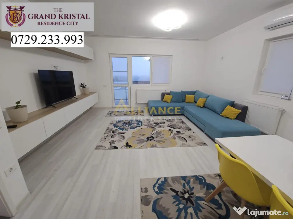[Grand Kristal] Apartament 3 camere, 2 bai | 98 MP | Mobilat 