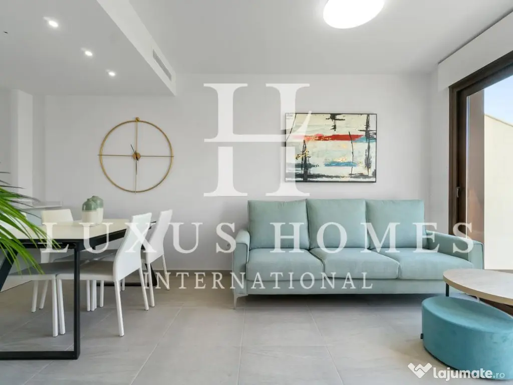 Apartament la parter cu terasă, acces la piscină situat într-un cartier liniștit 