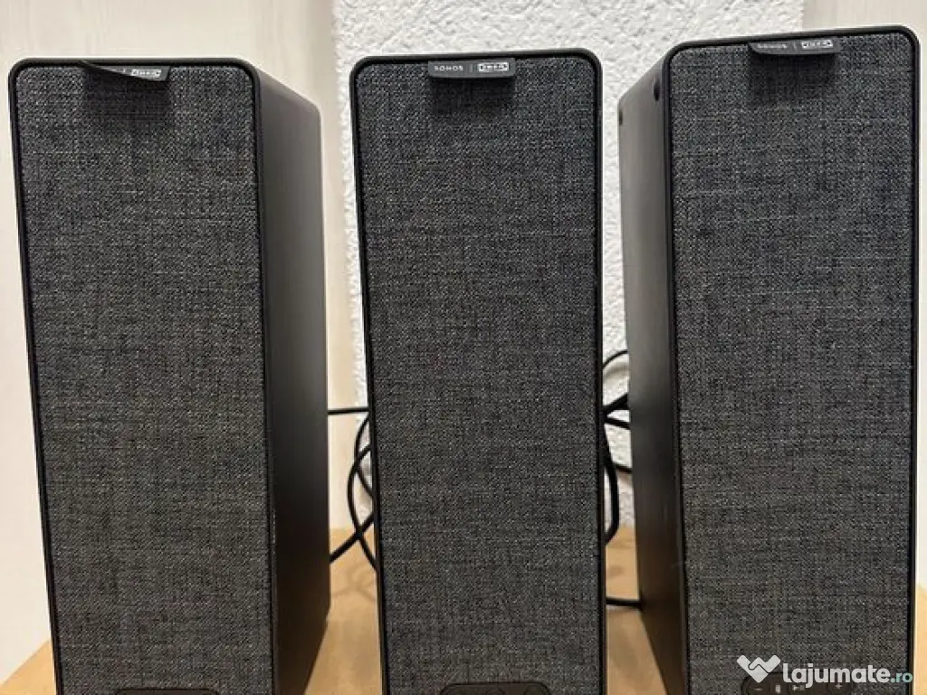 Sonos IKEA, stare excelentă, negru x 3 