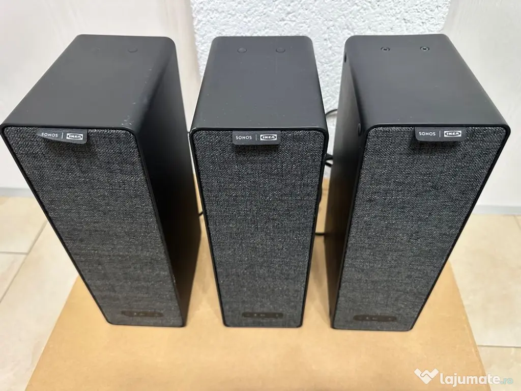 Sonos IKEA, stare excelentă, negru x 3 