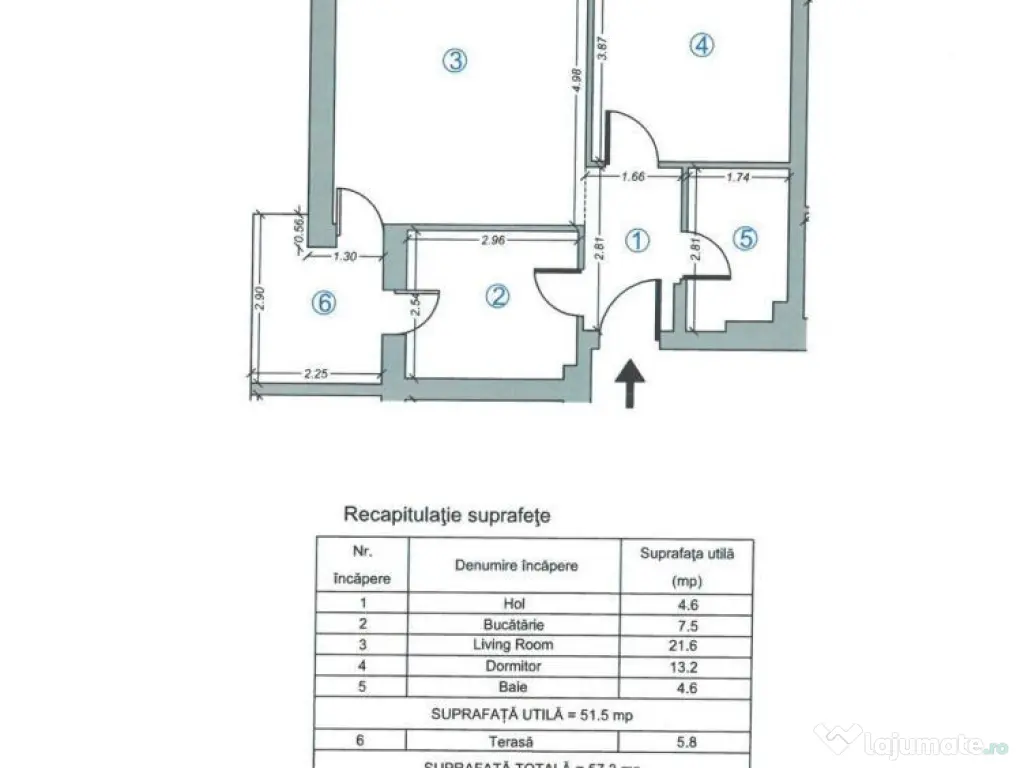 Apartament 2 camere | 51,5 mp | H Pipera Lake 
