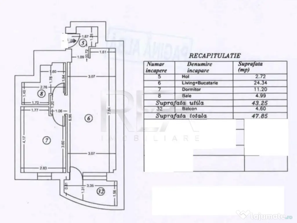 2 camere Mihai Bravu, parcare, et. 2, an 2018, metrou, 48 mp 