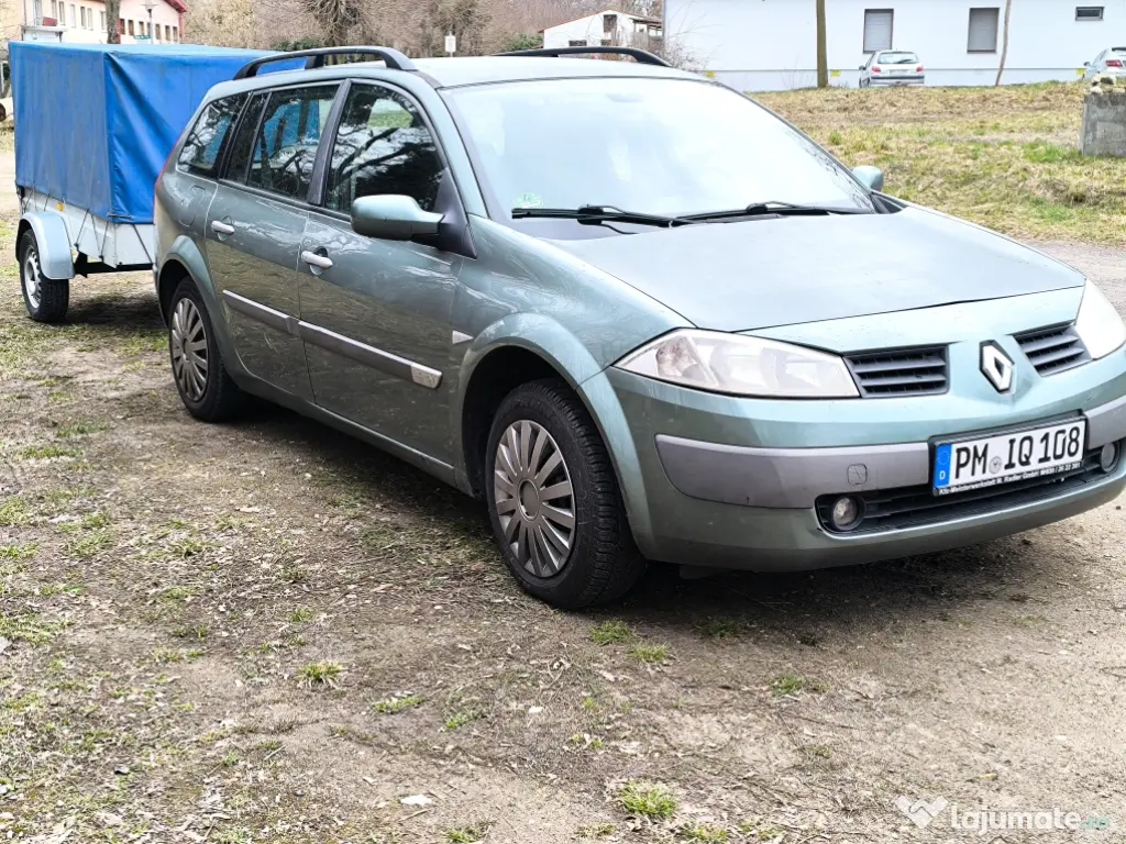 Renault Megane 2 /1.4 benzină+ remorca Stema 750 kg